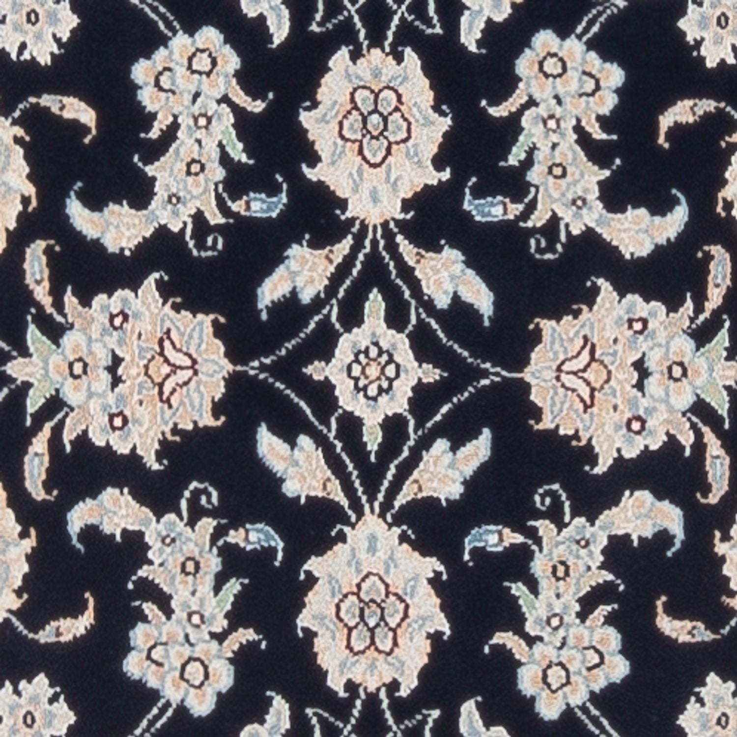 Alfombra de pasillo Alfombra Persa - Nain - Prima - 250 x 81 cm - azul oscuro
