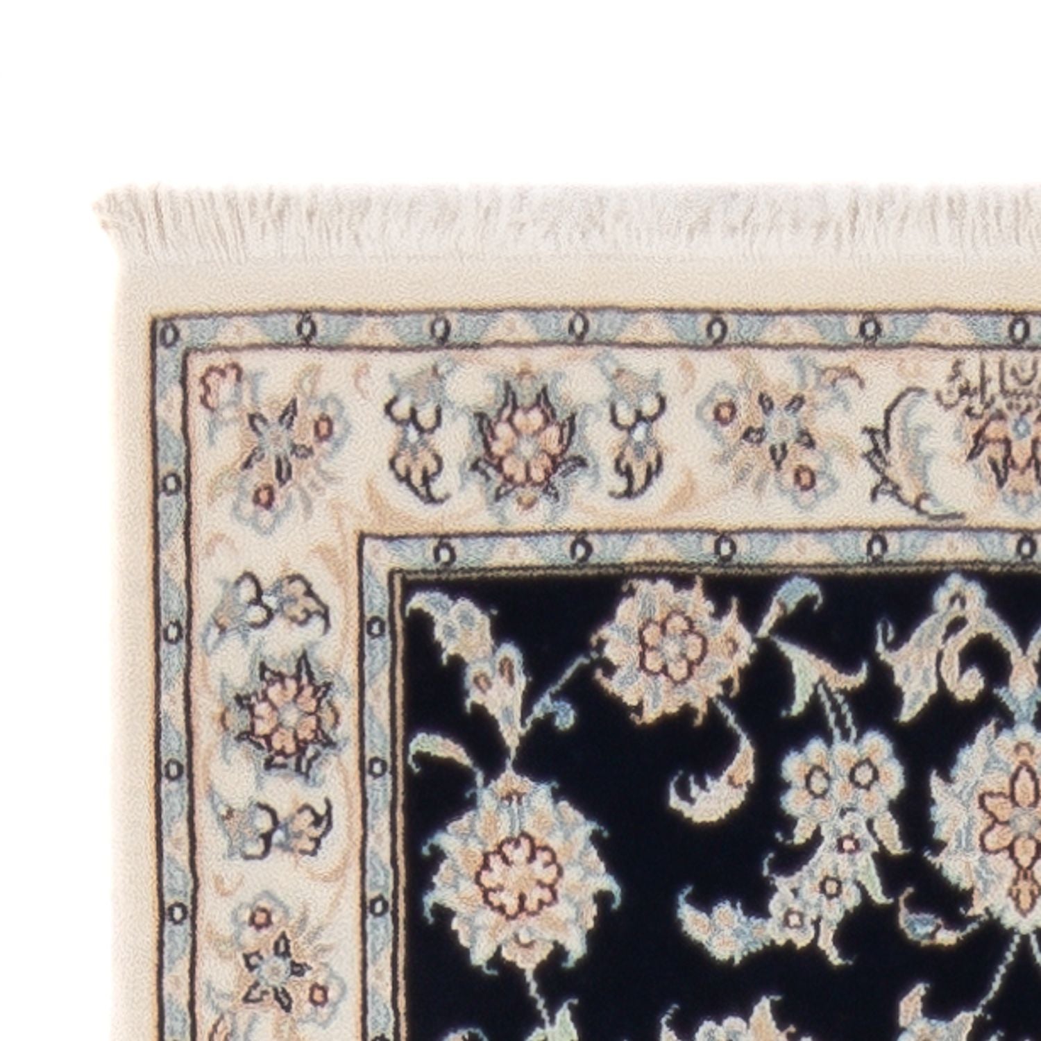 Alfombra de pasillo Alfombra Persa - Nain - Prima - 250 x 81 cm - azul oscuro