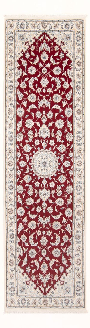 Alfombra de pasillo Alfombra Persa - Nain - Prima - 248 x 80 cm - rojo
