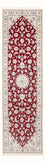 Alfombra de pasillo Alfombra Persa - Nain - Prima - 248 x 80 cm - rojo