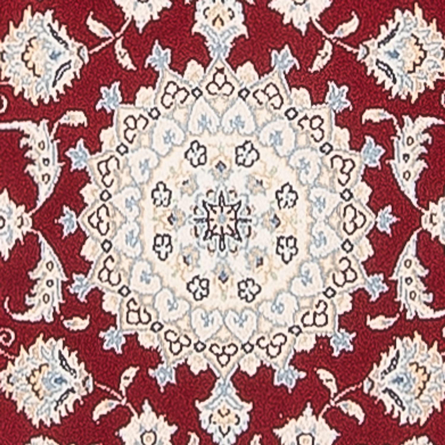 Alfombra de pasillo Alfombra Persa - Nain - Prima - 248 x 80 cm - rojo