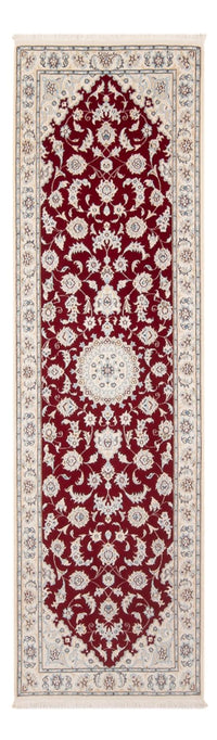 Alfombra de pasillo Alfombra Persa - Nain - Prima - 248 x 82 cm - rojo