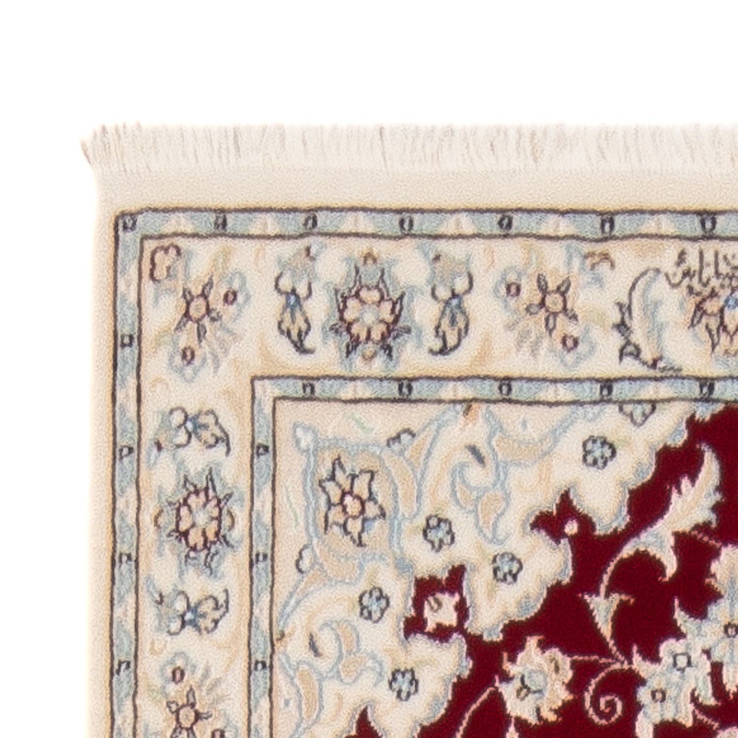 Alfombra de pasillo Alfombra Persa - Nain - Prima - 248 x 82 cm - rojo