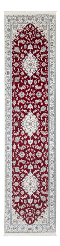 Alfombra de pasillo Alfombra Persa - Nain - Prima - 298 x 80 cm - rojo