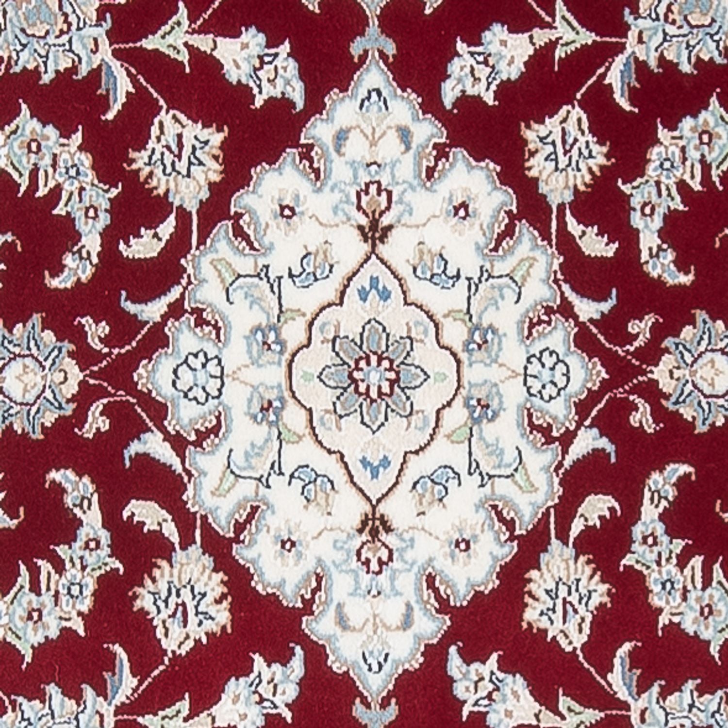 Alfombra de pasillo Alfombra Persa - Nain - Prima - 298 x 80 cm - rojo