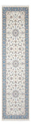 Alfombra de pasillo Alfombra Persa - Nain - Prima - 305 x 82 cm - crema