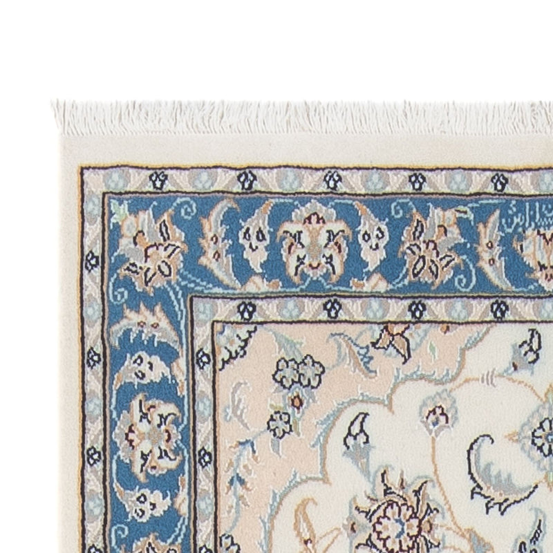 Alfombra de pasillo Alfombra Persa - Nain - Prima - 305 x 82 cm - crema