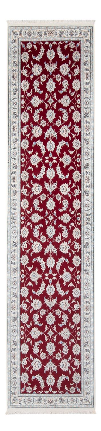 Alfombra de pasillo Alfombra Persa - Nain - Prima - 292 x 80 cm - rojo