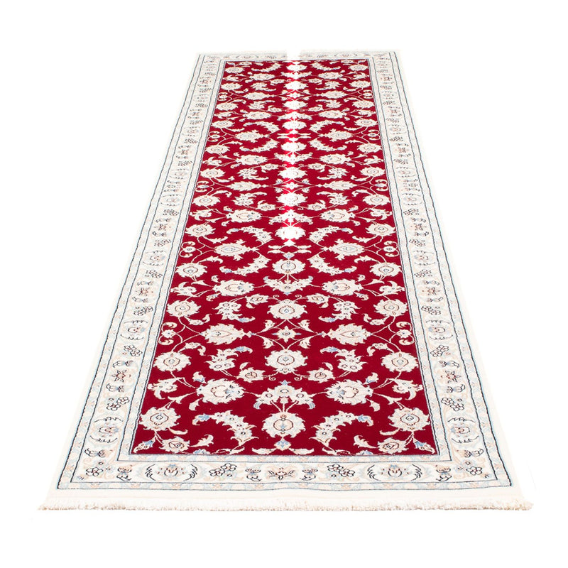 Alfombra de pasillo Alfombra Persa - Nain - Prima - 292 x 80 cm - rojo