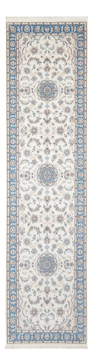 Alfombra de pasillo Alfombra Persa - Nain - Prima - 288 x 80 cm - crema