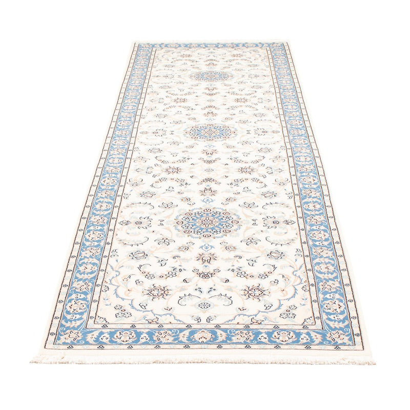 Alfombra de pasillo Alfombra Persa - Nain - Prima - 288 x 80 cm - crema