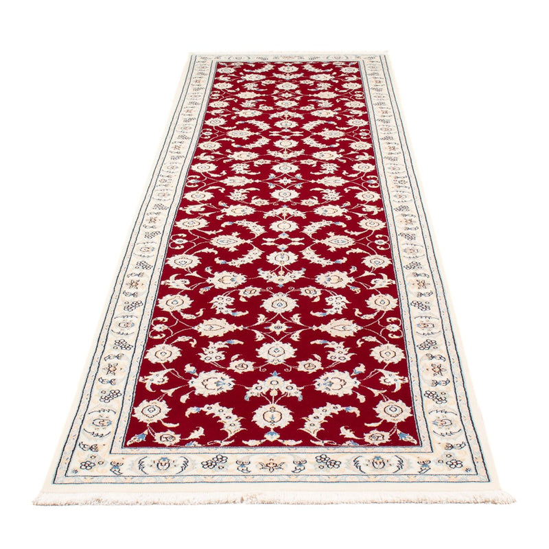 Alfombra de pasillo Alfombra Persa - Nain - Prima - 300 x 81 cm - rojo