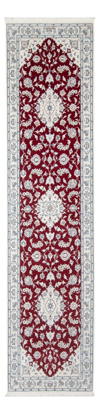 Alfombra de pasillo Alfombra Persa - Nain - Prima - 298 x 82 cm - rojo