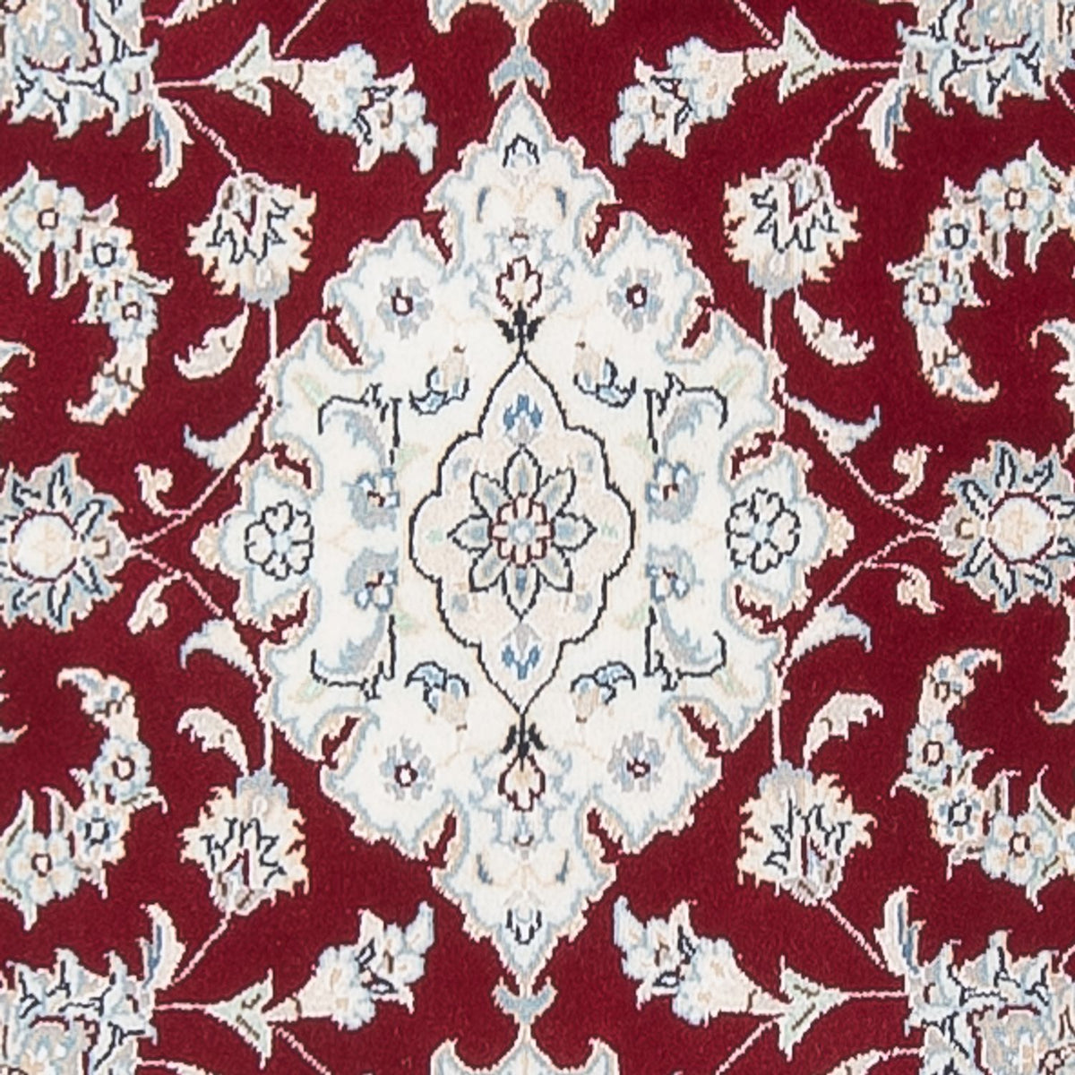 Alfombra de pasillo Alfombra Persa - Nain - Prima - 298 x 82 cm - rojo