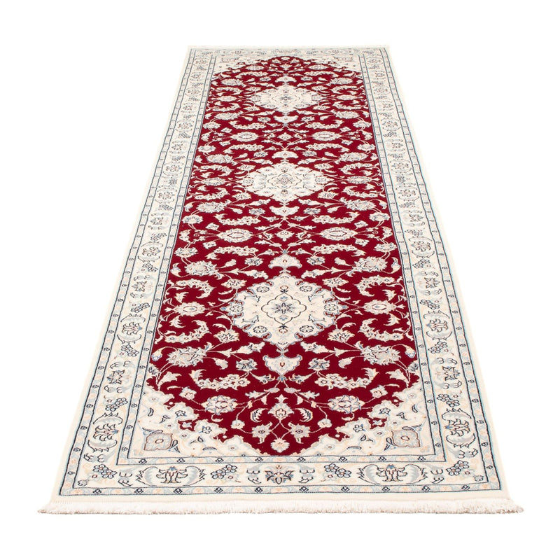 Alfombra de pasillo Alfombra Persa - Nain - Prima - 298 x 82 cm - rojo