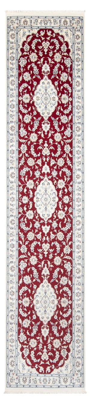 Alfombra de pasillo Alfombra Persa - Nain - Prima - 346 x 84 cm - rojo