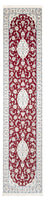 Alfombra de pasillo Alfombra Persa - Nain - Prima - 346 x 84 cm - rojo