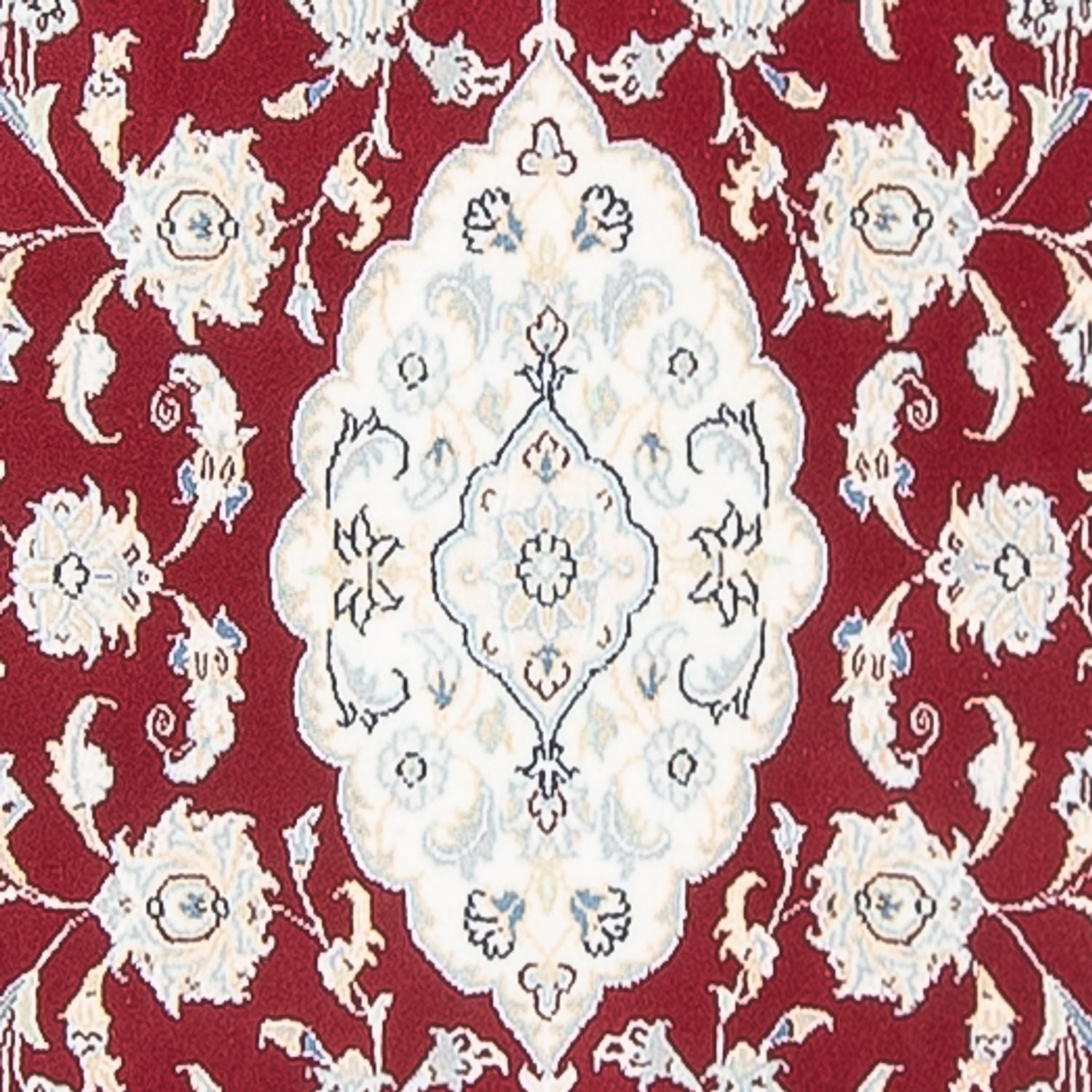 Alfombra de pasillo Alfombra Persa - Nain - Prima - 346 x 84 cm - rojo