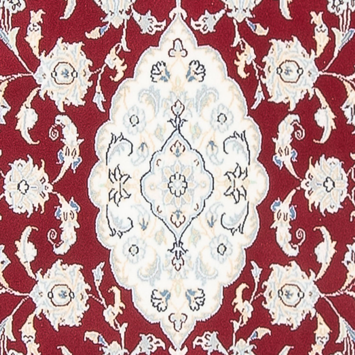 Alfombra de pasillo Alfombra Persa - Nain - Prima - 346 x 84 cm - rojo