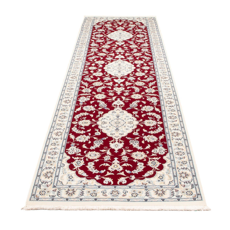 Alfombra de pasillo Alfombra Persa - Nain - Prima - 346 x 84 cm - rojo