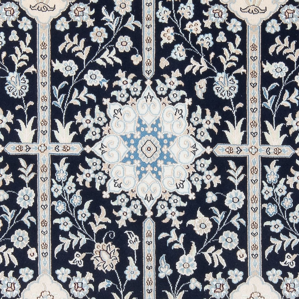 Alfombra Persa - Nain - Prima - 205 x 150 cm - azul oscuro