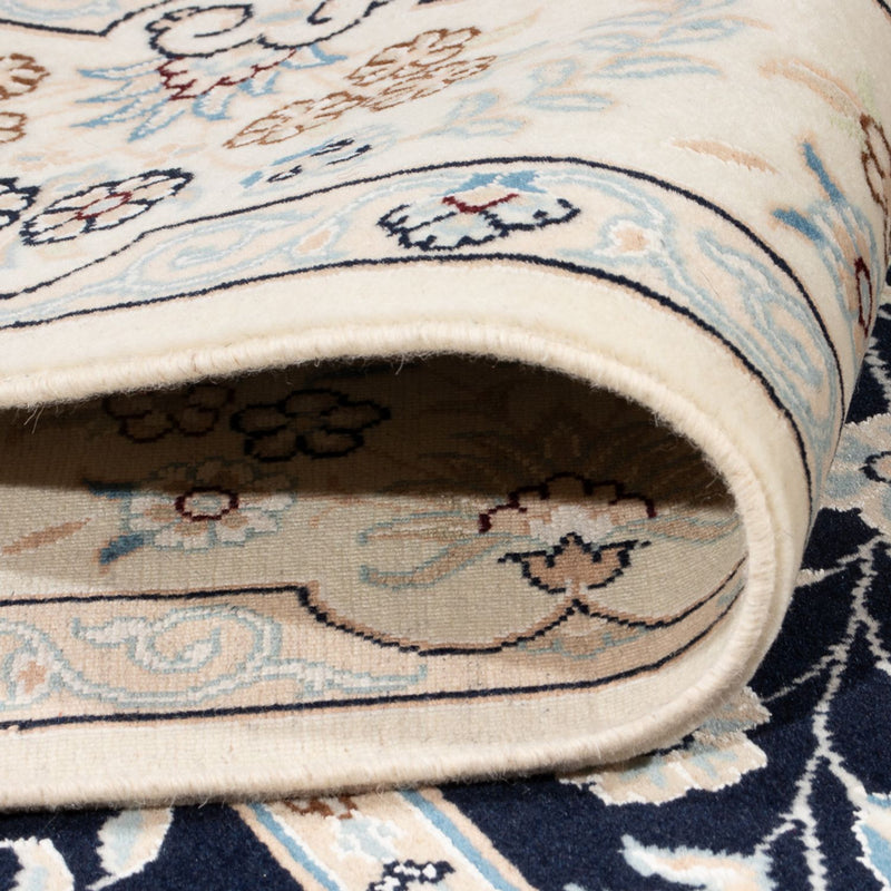 Alfombra Persa - Nain - Prima - 205 x 150 cm - azul oscuro