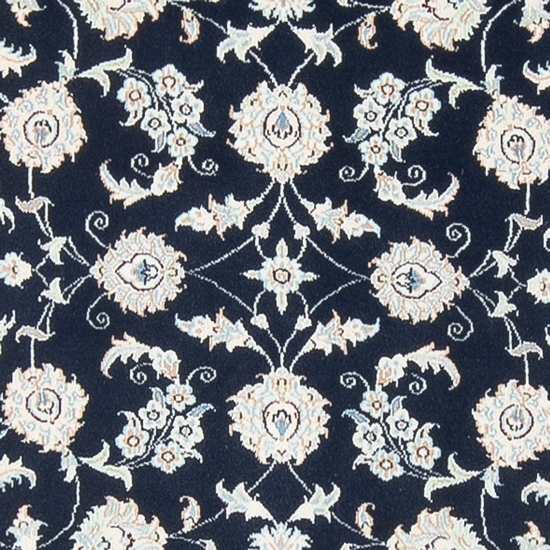 Alfombra de pasillo Alfombra Persa - Nain - Prima - 394 x 92 cm - azul oscuro