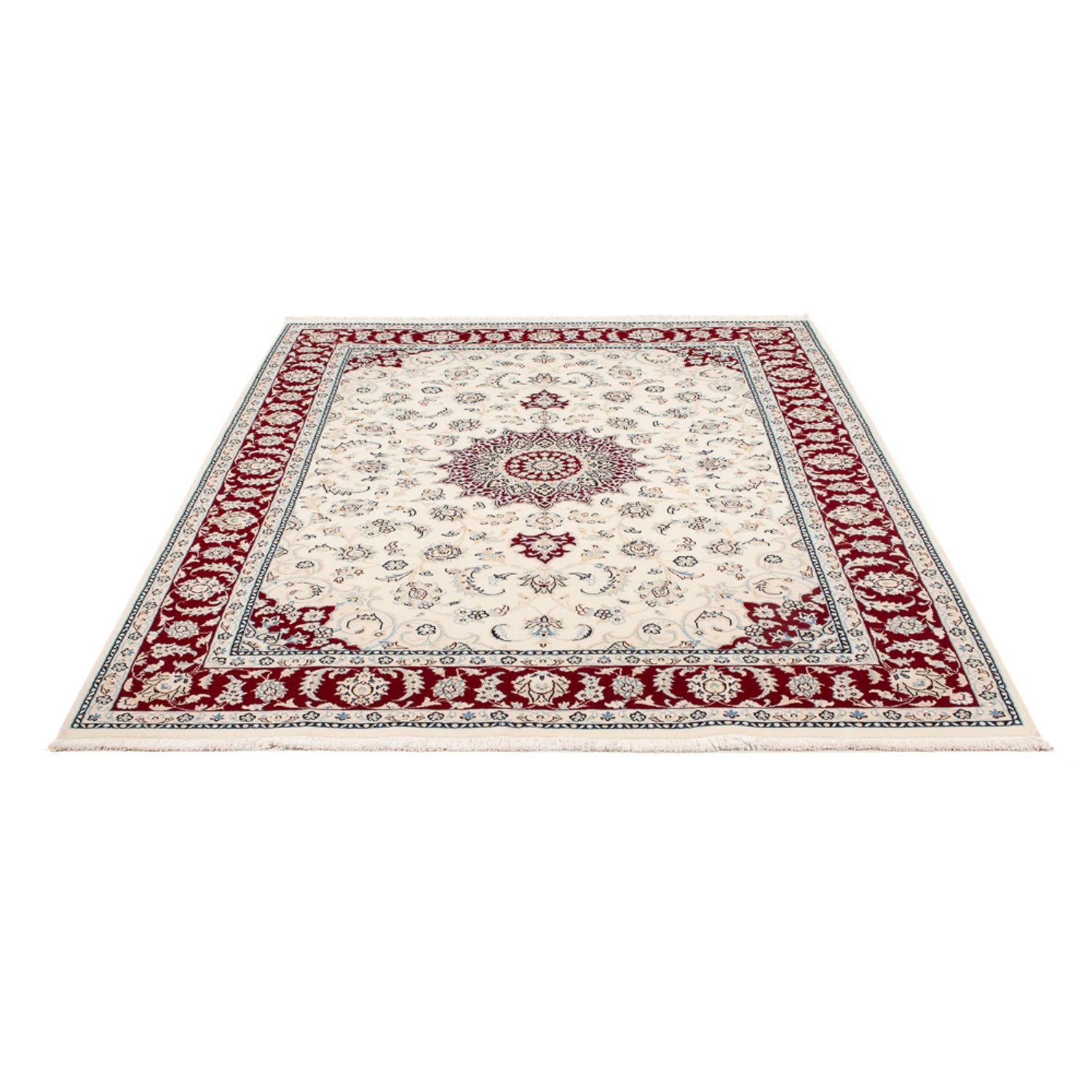 Alfombra Persa - Nain - Prima - 193 x 150 cm - crema