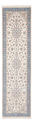 Alfombra de pasillo Alfombra Persa - Nain - Prima - 296 x 90 cm - crema
