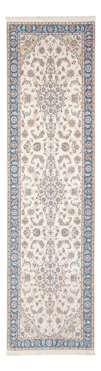 Alfombra de pasillo Alfombra Persa - Nain - Prima - 296 x 90 cm - crema