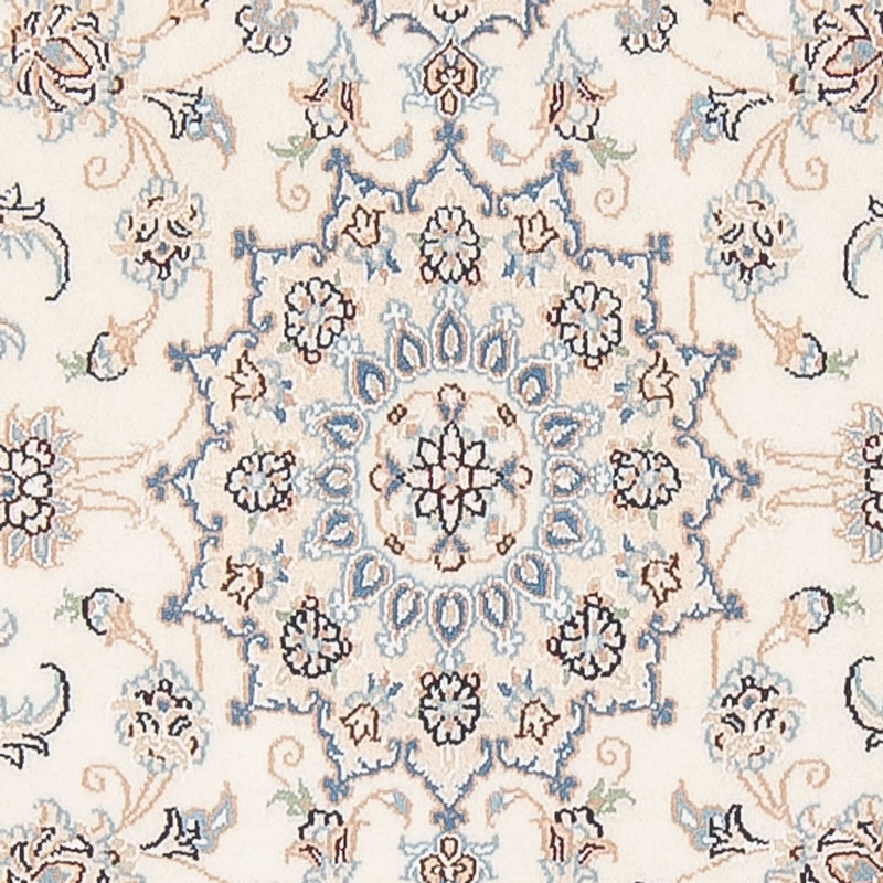 Alfombra de pasillo Alfombra Persa - Nain - Prima - 296 x 90 cm - crema