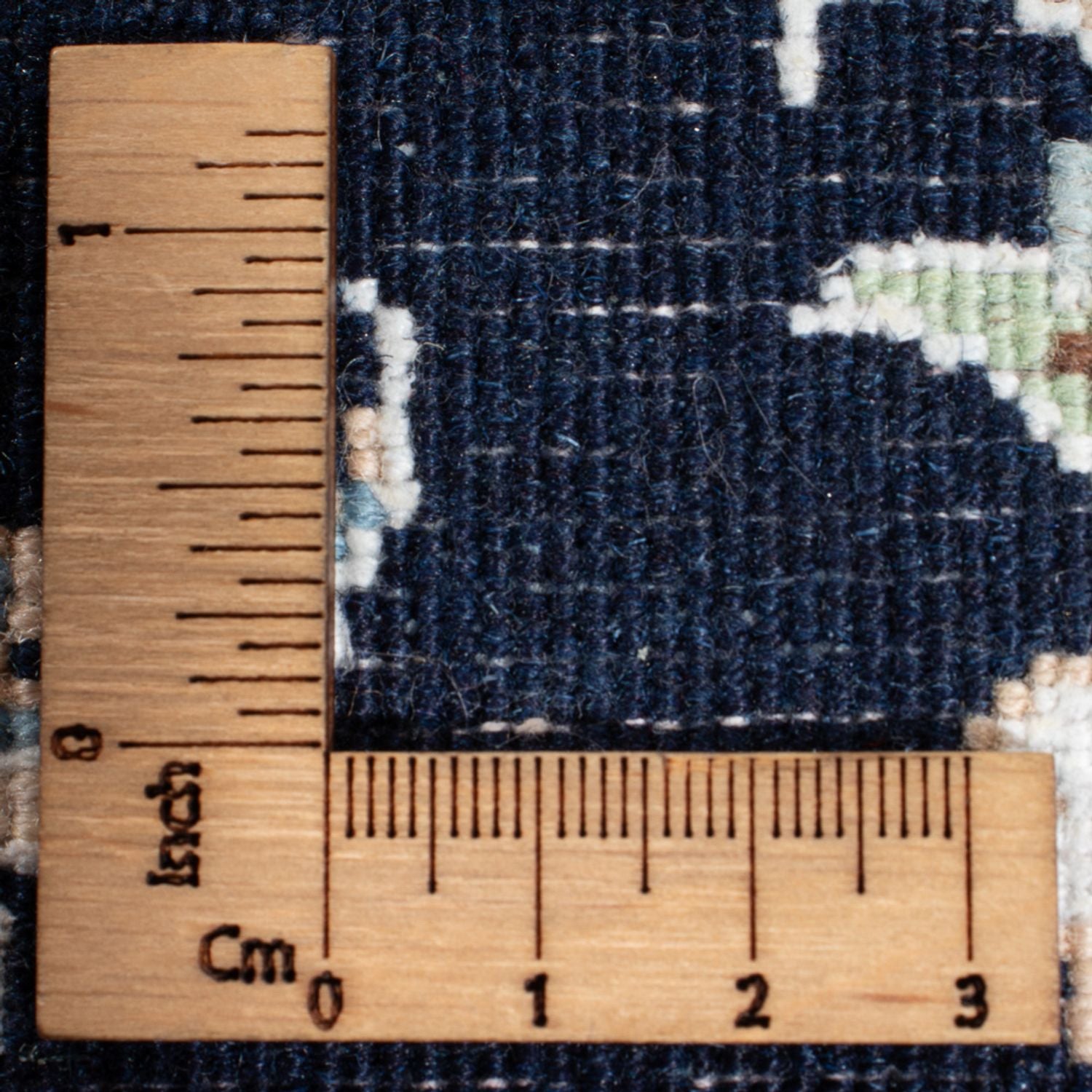 Alfombra de pasillo Alfombra Persa - Nain - Prima - 347 x 87 cm - azul oscuro