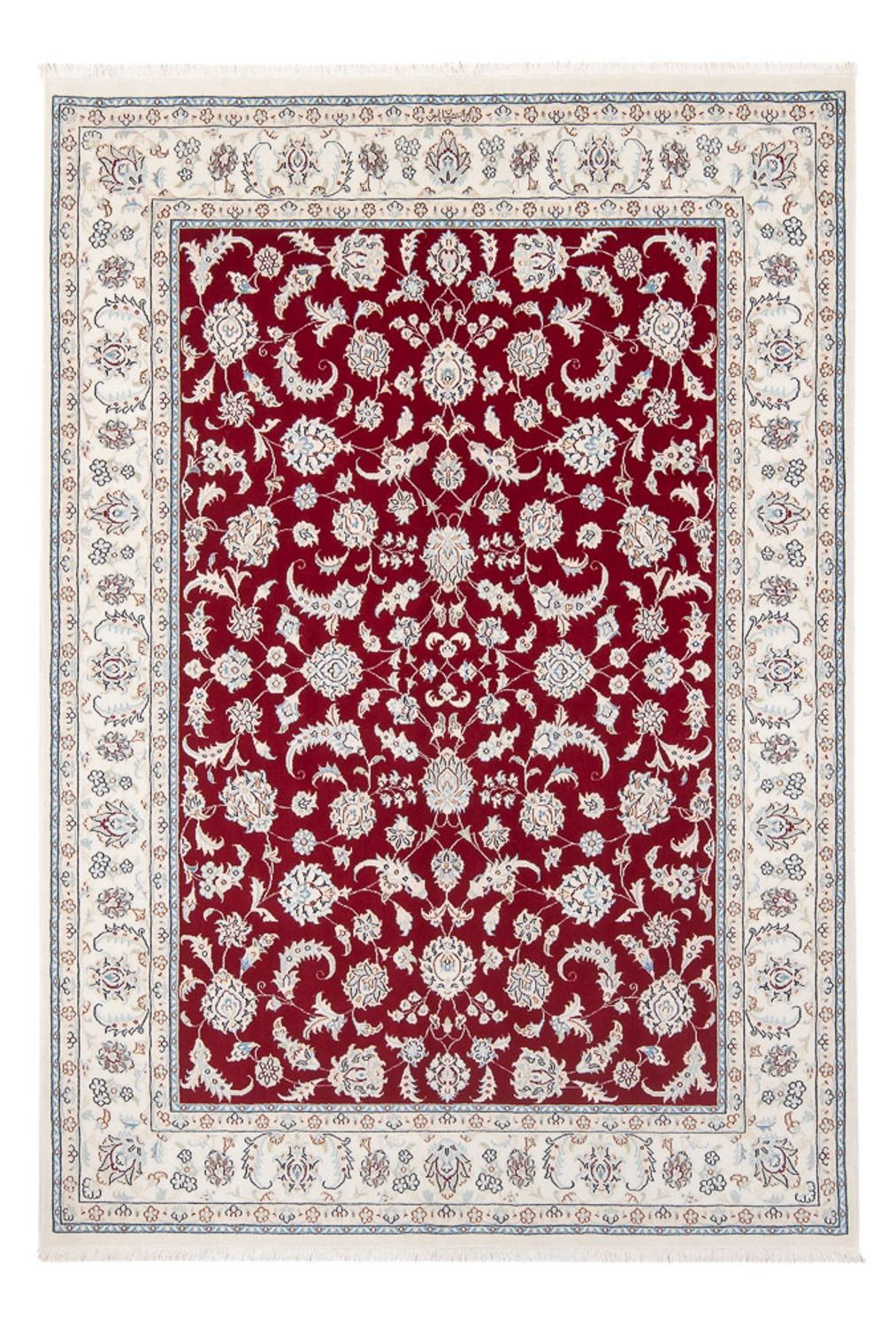 Alfombra Persa - Nain - Prima - 203 x 148 cm - rojo