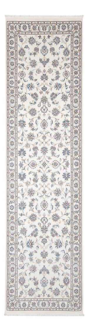 Alfombra de pasillo Alfombra Persa - Nain - Prima - 296 x 88 cm - crema