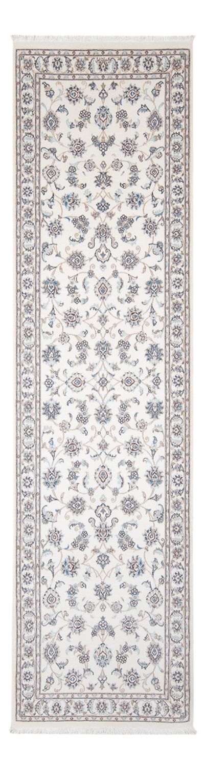 Alfombra de pasillo Alfombra Persa - Nain - Prima - 296 x 88 cm - crema