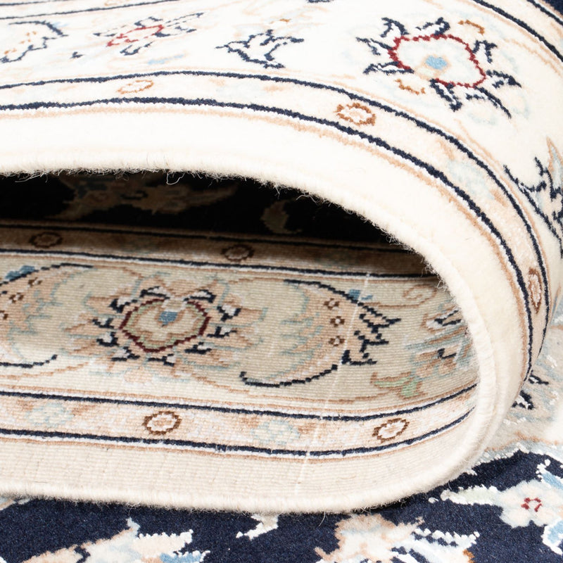 Alfombra de pasillo Alfombra Persa - Nain - Prima - 300 x 88 cm - azul oscuro