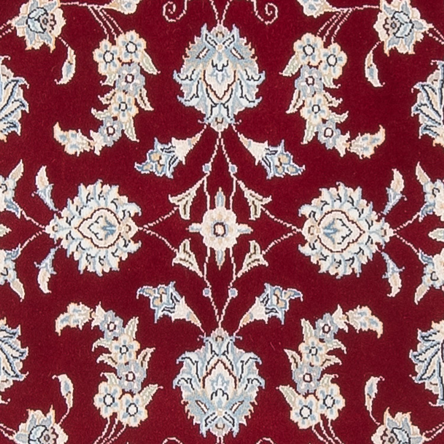 Alfombra de pasillo Alfombra Persa - Nain - Prima - 304 x 90 cm - rojo