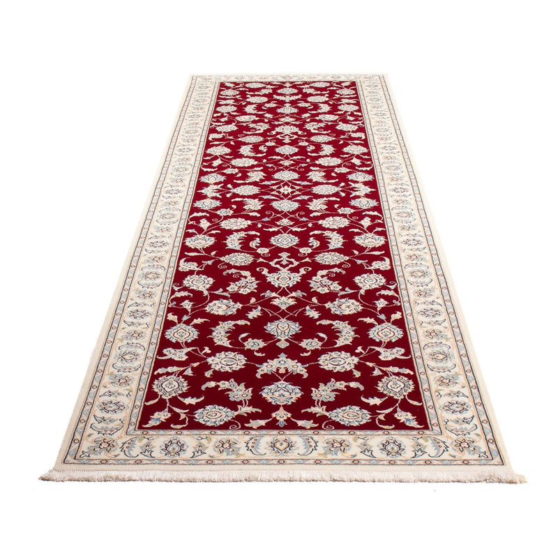 Alfombra de pasillo Alfombra Persa - Nain - Prima - 304 x 90 cm - rojo