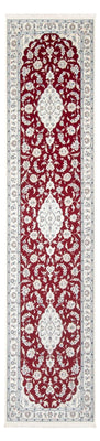 Alfombra de pasillo Alfombra Persa - Nain - Prima - 347 x 87 cm - rojo