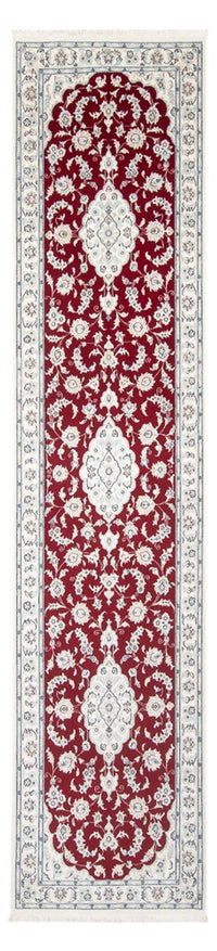 Alfombra de pasillo Alfombra Persa - Nain - Prima - 347 x 87 cm - rojo