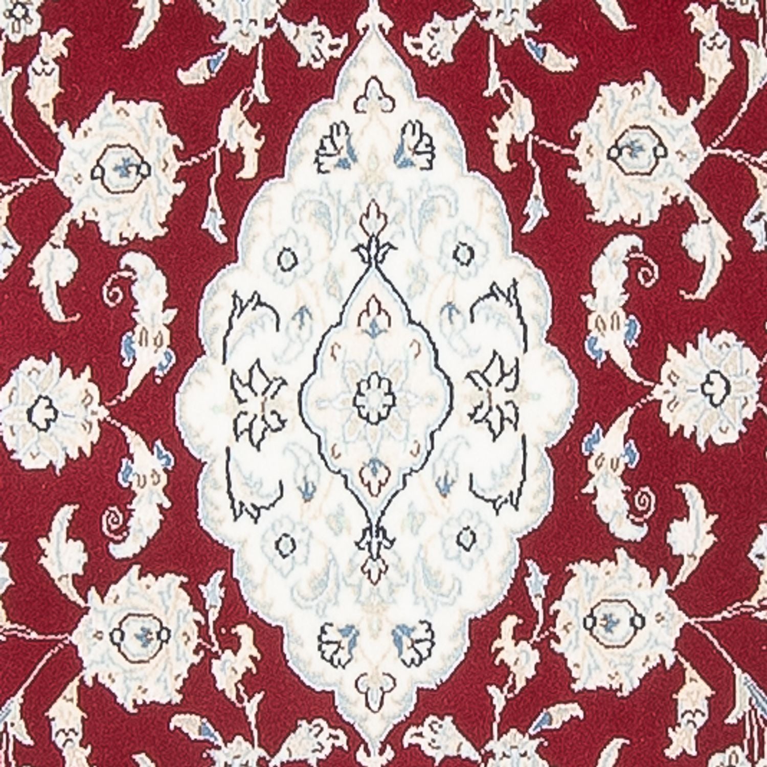 Alfombra de pasillo Alfombra Persa - Nain - Prima - 347 x 87 cm - rojo