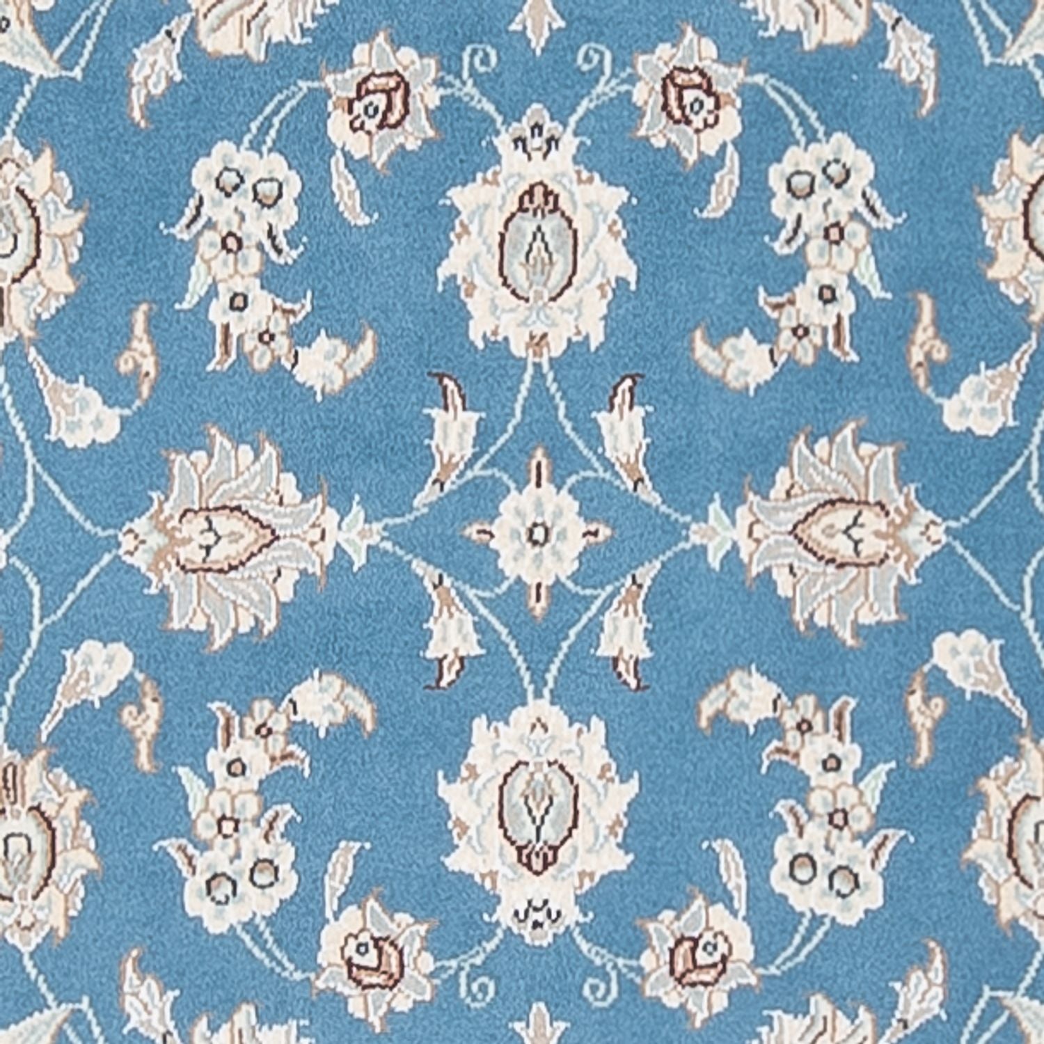 Alfombra de pasillo Alfombra Persa - Nain - Prima - 307 x 80 cm - azul