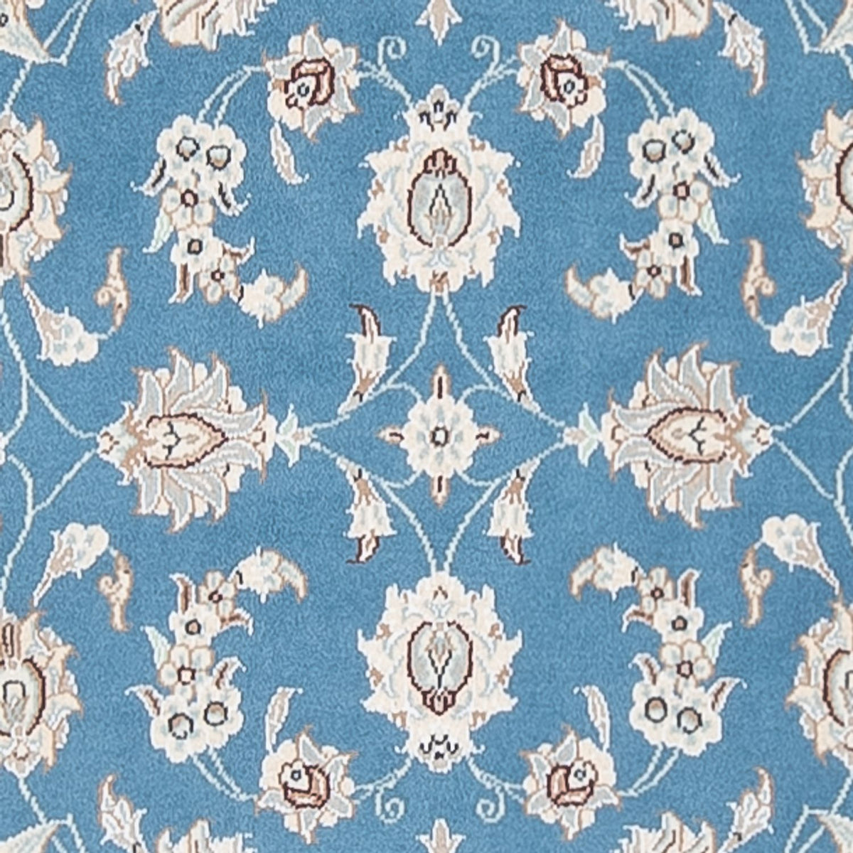 Alfombra de pasillo Alfombra Persa - Nain - Prima - 307 x 80 cm - azul