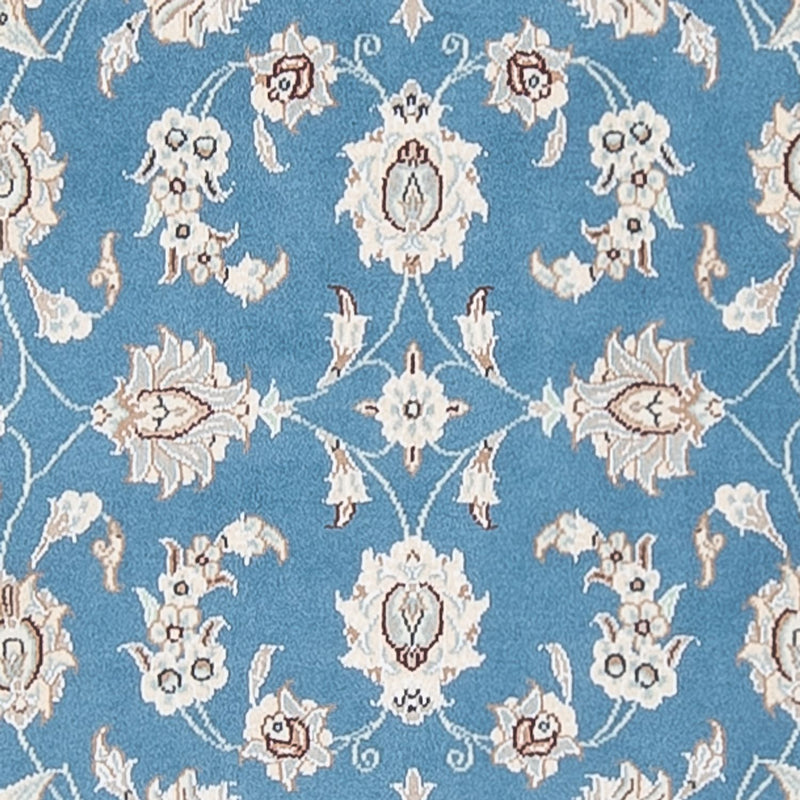 Alfombra de pasillo Alfombra Persa - Nain - Prima - 307 x 80 cm - azul