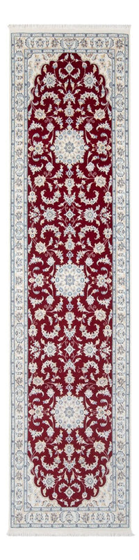 Alfombra de pasillo Alfombra Persa - Nain - Prima - 304 x 82 cm - rojo
