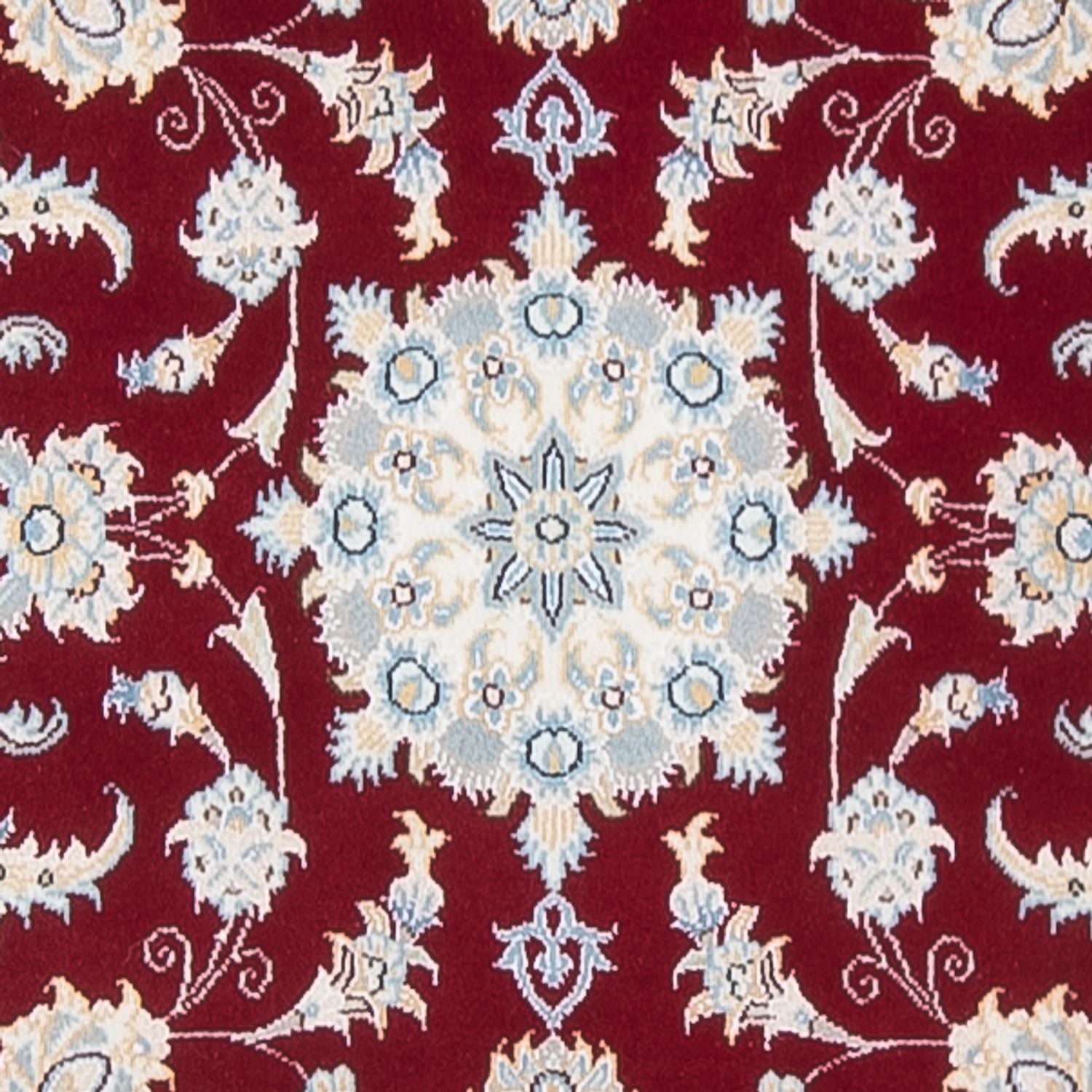 Alfombra de pasillo Alfombra Persa - Nain - Prima - 304 x 82 cm - rojo