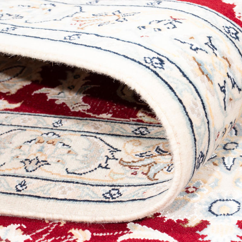 Alfombra de pasillo Alfombra Persa - Nain - Prima - 304 x 82 cm - rojo