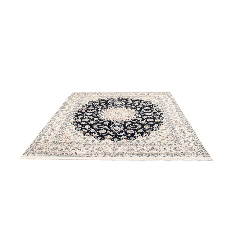 Alfombra persa - Nain - 263 x 225 cm - azul oscuro