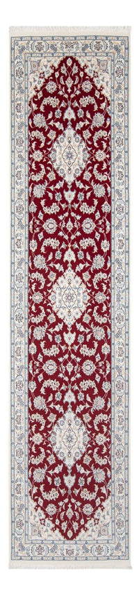 Alfombra de pasillo Alfombra Persa - Nain - Prima - 311 x 82 cm - rojo