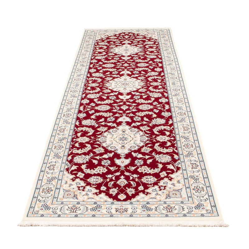 Alfombra de pasillo Alfombra Persa - Nain - Prima - 311 x 82 cm - rojo